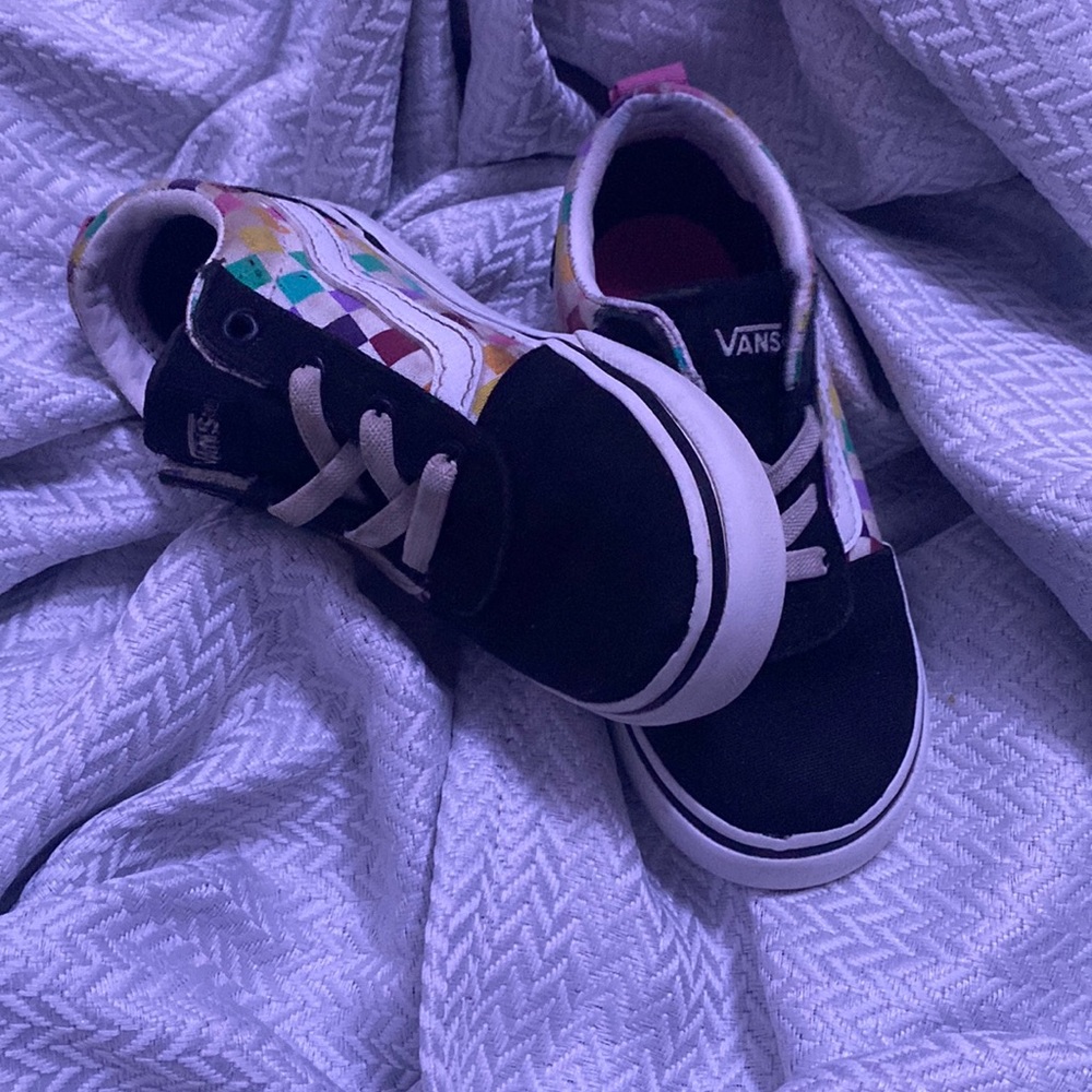 Checkerboard Colorful Vans